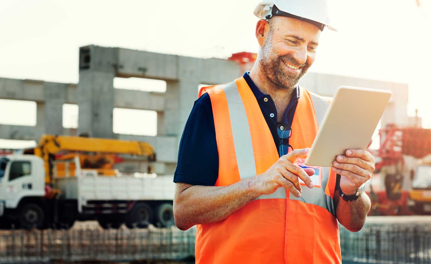 Site engineer construction site