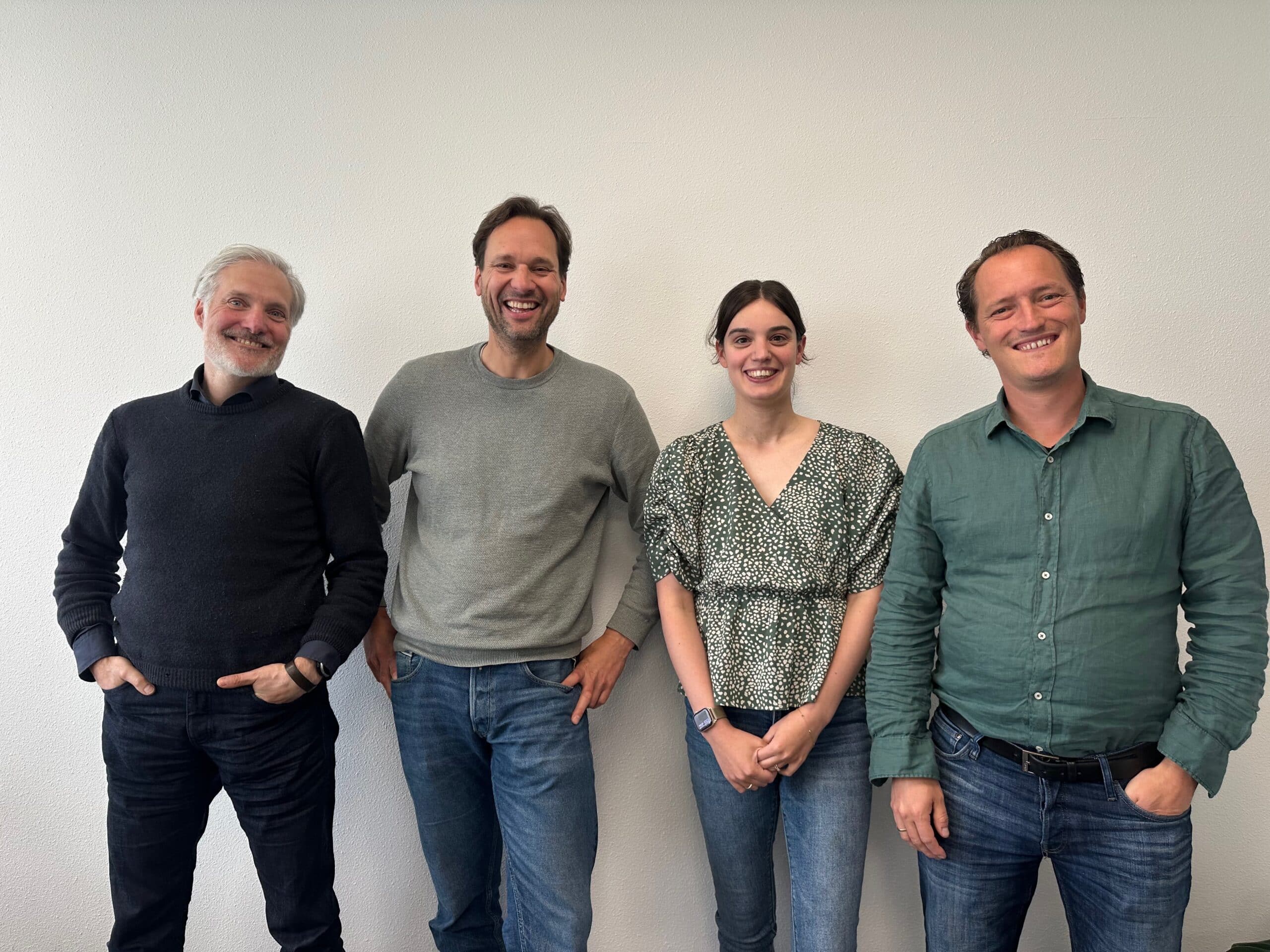 Four Eqeep consultants after completing OmniByte IFS Advanced Forms training.